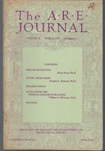 The a.R.E. Journal; Volume X, No. 2: March, 1975