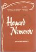 Howard Nemerov (University of Minnesota Pamphets on American Writers Series, #70)