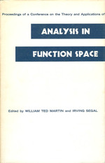 Analysis in Function Space: Proceedings of a Conference on the Theory and Applications