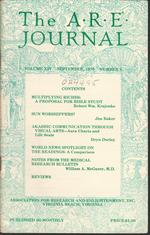 The a.R.E. Journal; Volume XIV, No. 5: September, 1979