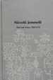 Niccolo Jommelli: The Last Years, 1769-1774