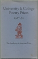 University & College Poetry Prizes 1967-72