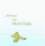 Apology for Printers