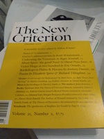 The New Criterion October 2002 Volume 21 Number 2