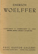 Emerson Woelffer Exhibition Catalogue