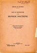 List of References on the Monroe Doctrine