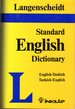 Langenscheidt's Standard Turkish Dictionary/Turkish-English/English-Turki (English and Turkish Edition)