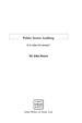 Public Sector Auditing: is It Value for Money?