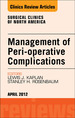 Management of Peri-Operative Complications, an Issue of Surgical Clinics