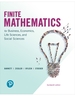 Finite Mathematics for Business, Economics, Life Sciences, and Social Sciences