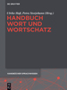 Handbuch Wort Und Wortschatz