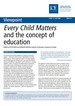 Every Child Matters and the Concept of Education