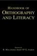 Handbook of Orthography and Literacy