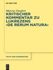 Kritischer Kommentar Zu Lukrezens "De Rerum Natura"