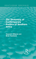 The Dictionary of Contemporary Politics of Southern Africa