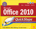 Microsoft Office 2010 Quicksteps