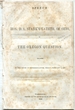 Speech of Hon. D.a. Starkweather, of Ohio, on the Oregon Question: Delivered in the House of Representatives, Friday, February 6, 1846