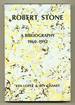 Robert Stone. a Bibliography 1960-1992