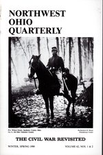 Northwest Ohio Quarterly: a Journal of History and Civilization; Volume 62 (Lxii), No. 1 & 2; Winter, Spring 1990