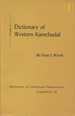 Dictionary of Western Kamchadal