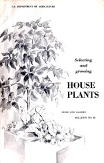 Selecting and Growing House Plants Bulletin No. 82