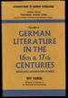 German Literature in the Sixteenth and Seventeenth Centuries: Renaissance, Reformation, Baroque (Introductions to German Literature Volume II)