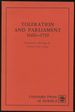 Toleration and Parliament 1660-1719