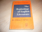 The beginnings of English literature-The Pageant of Literature