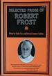 Selected Prose of Robert Frost