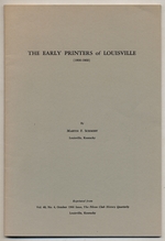 The Early Printers of Louisville (1800-1860)
