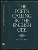 The Poet's Calling in the English Ode