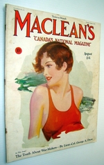 Maclean's-Canada's National Magazine, August 1, 1931: Salesmen of Death-the Truth About War-Makers