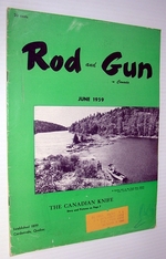 Rod & Gun in Canada Magazine, June 1959: the Canadian Knife