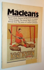 Maclean's-Canada's National Magazine, February 1973-Ken Dryden Cover Illustration