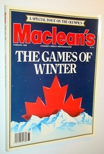 Maclean's-Canada's Weekly Newsmagazine, February 1988-Special Calgary Olympic Issue