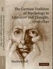The German Tradition of Psychology in Literature and Thought 1700-1840