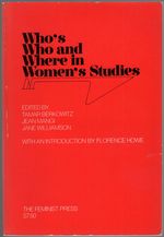 Who's Who and Where in Women's Studies