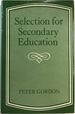 Selection for Secondary Education