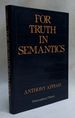 For Truth in Semantics (Philosophical Theory)