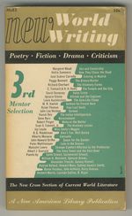 New World Writing: Third Mentor Selection