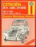 Citroen 2 Cylinder, 2cv Ami and Dyane 1967-90 Owner's Workshop Manual