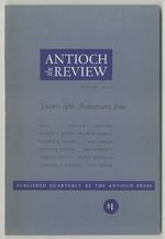 The Antioch Review  Volume XXV, No. 4, Winter '65-'66