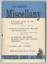 The Carleton Miscellany  Winter 1960, Vol. I, No. 1