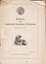 Bulletin of the Antivenin Institute of America