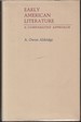 Early American Literature: a Comparatist Approach