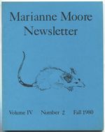 Marianne Moore Newsletter-Volume IV, Number 2, Fall 1980