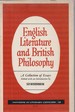 English Literature and British Philosophy: a Collection of Essays
