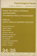 Freud: the Fusion of Science and Humanism; the Intellectual History of Psychoanalysis; Psychological Issues, Volume IX, Numbers 2/3, Monograph 34/35