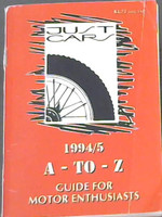 1994/5 a-to-Z Guide for Motor Enthusiasts