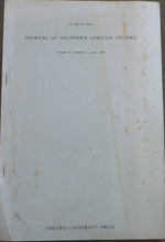 Blainey and the Jameson Raid: the Debate Renewed [an Offprint From Journal of Southern African Studies-Volume 6, Number 2, April 1980]